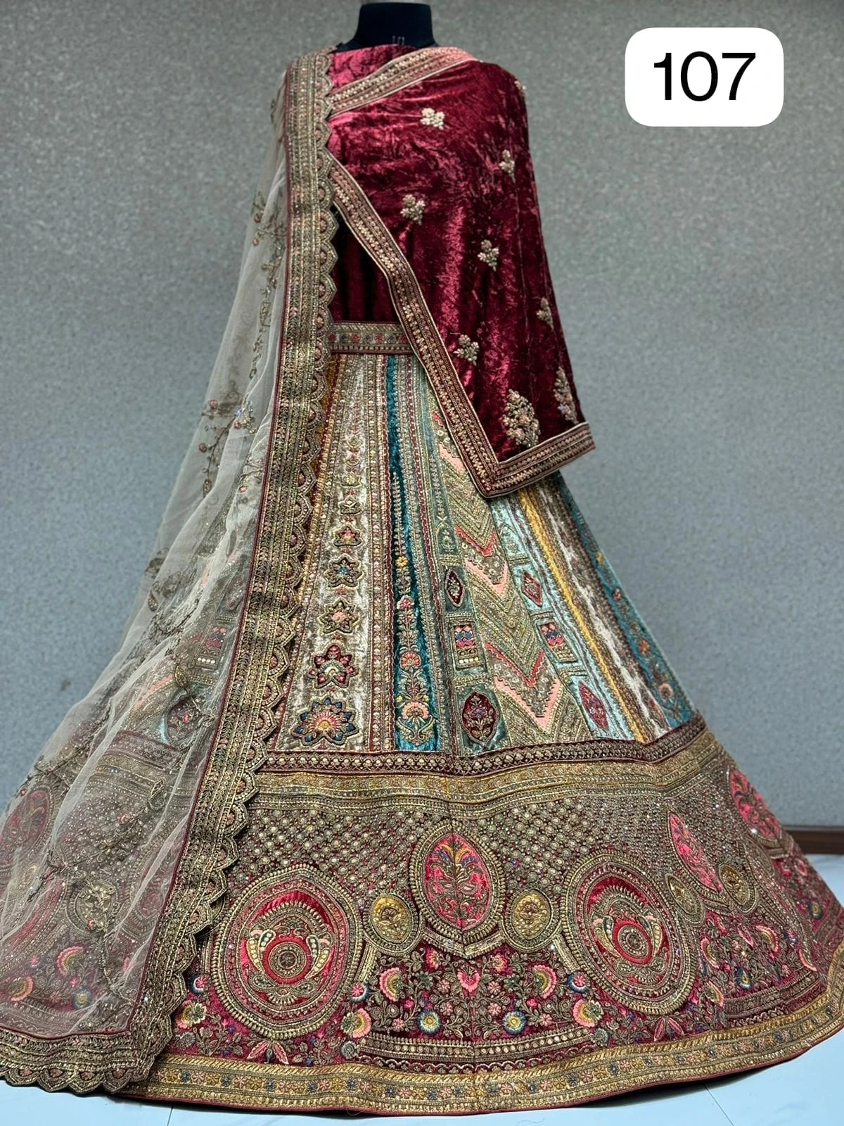 Ssg Creation 105 To 109 Velvet Wholesale Lehenga Catalog — Wholesale Lehenga, MPA wholesale from Surat — view 5